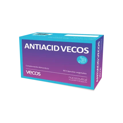 Antiacid de vecos es un complemento alimenticio para reducir la acidez