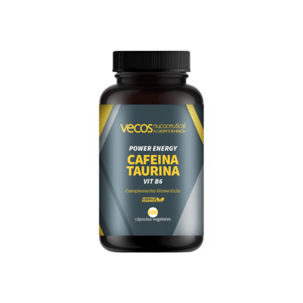 cafeina taurina y vit b6 de vecos con 100 capsulas