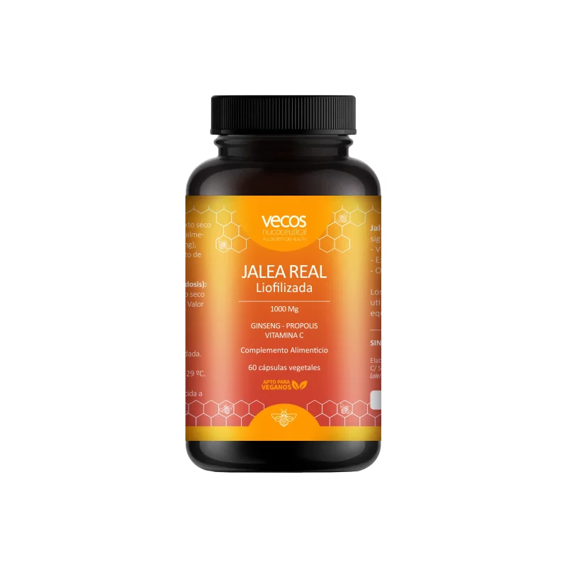 Jalea rela liofilizada para aumentar la energía y reducir el cansancio