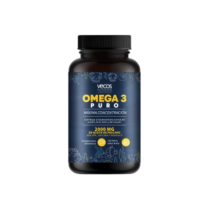 Suplemento alimenticio rico en Omega 3 puro