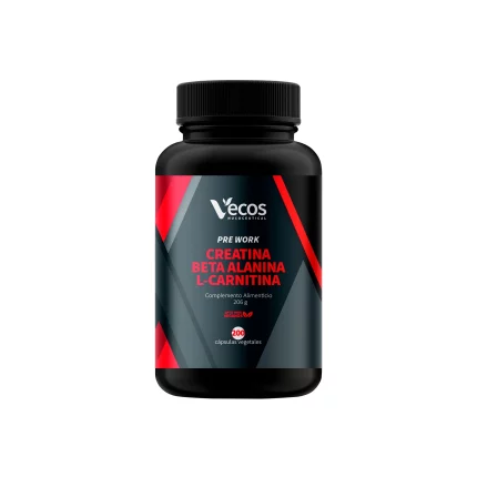 Pre-entreno con creatina, Beta-Alanina y L-carnitina en cápsulas