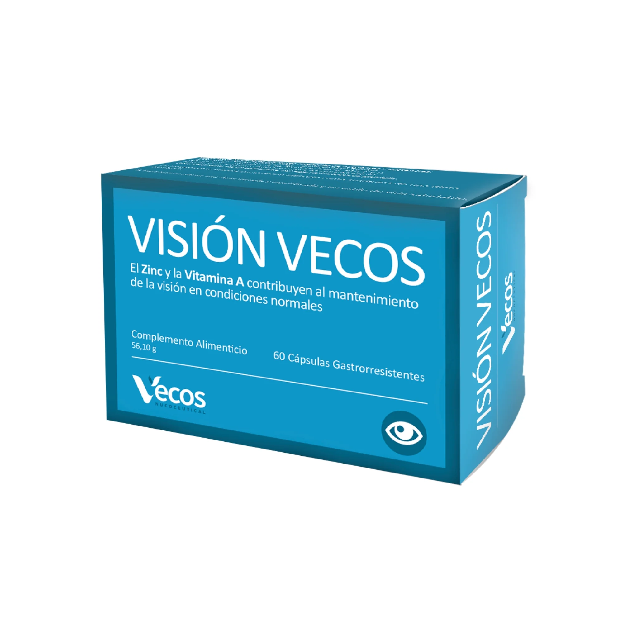 Vision-Vecos-60-capsulas Visión Vecos (60 cápsulas) - Complemento alimenticio para el bienestar ocular y cuidado de la mácula